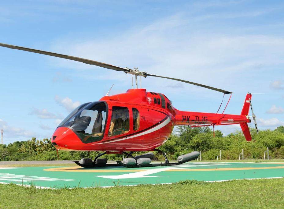 Bell 505 side profile