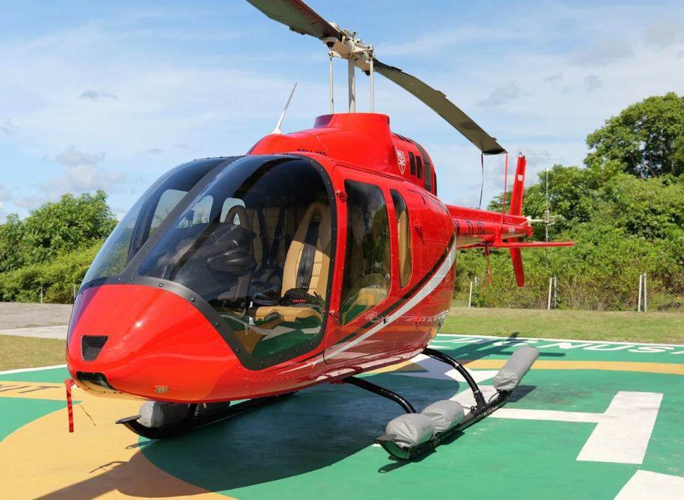 Bell 505 front view